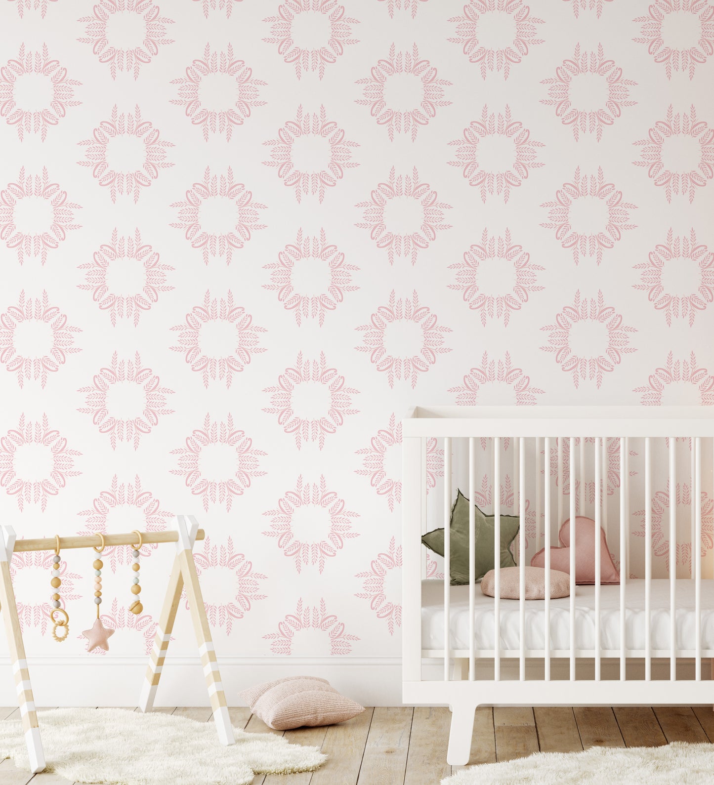 Sunburst Arabesque Wallpaper