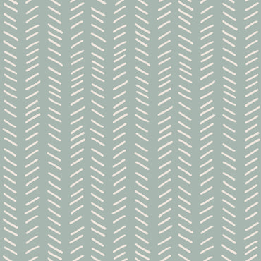 Aqua Mudcloth Wallpaper