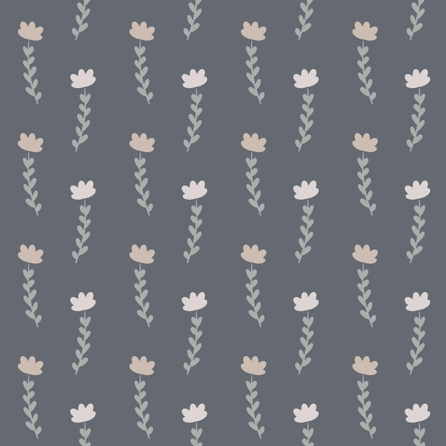 Scandinavian Floral Wallpaper