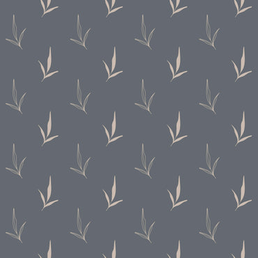 Scattered Grass peel and stick wallpaper pattern detail