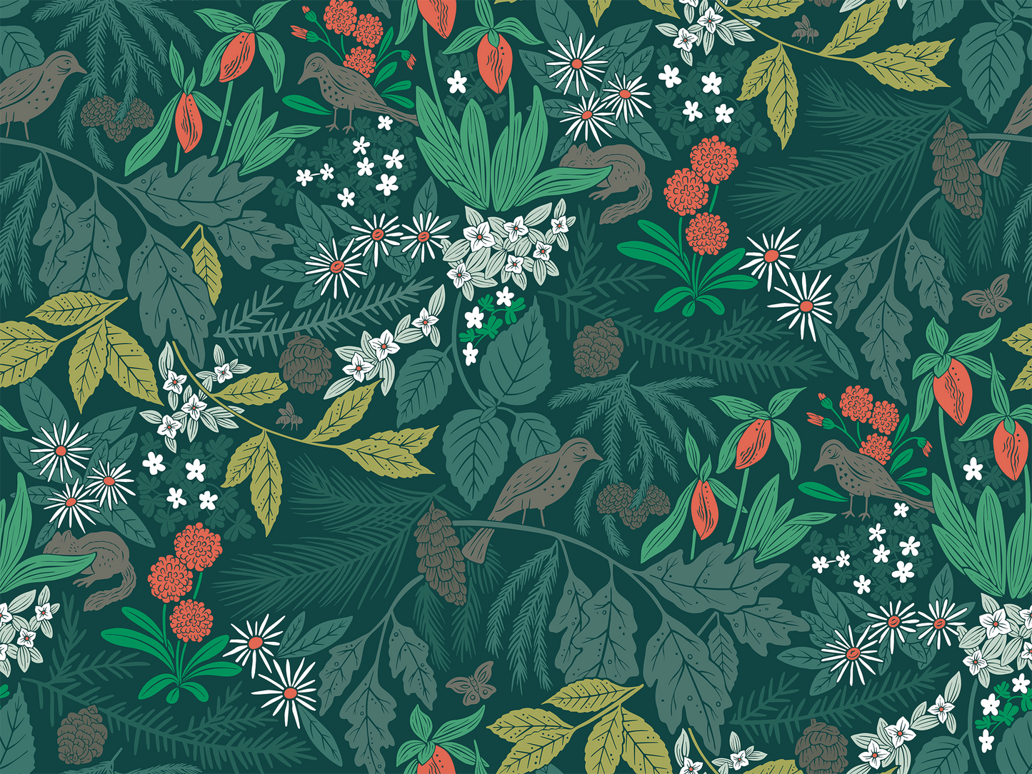 Woodland Whispers Wallpaper