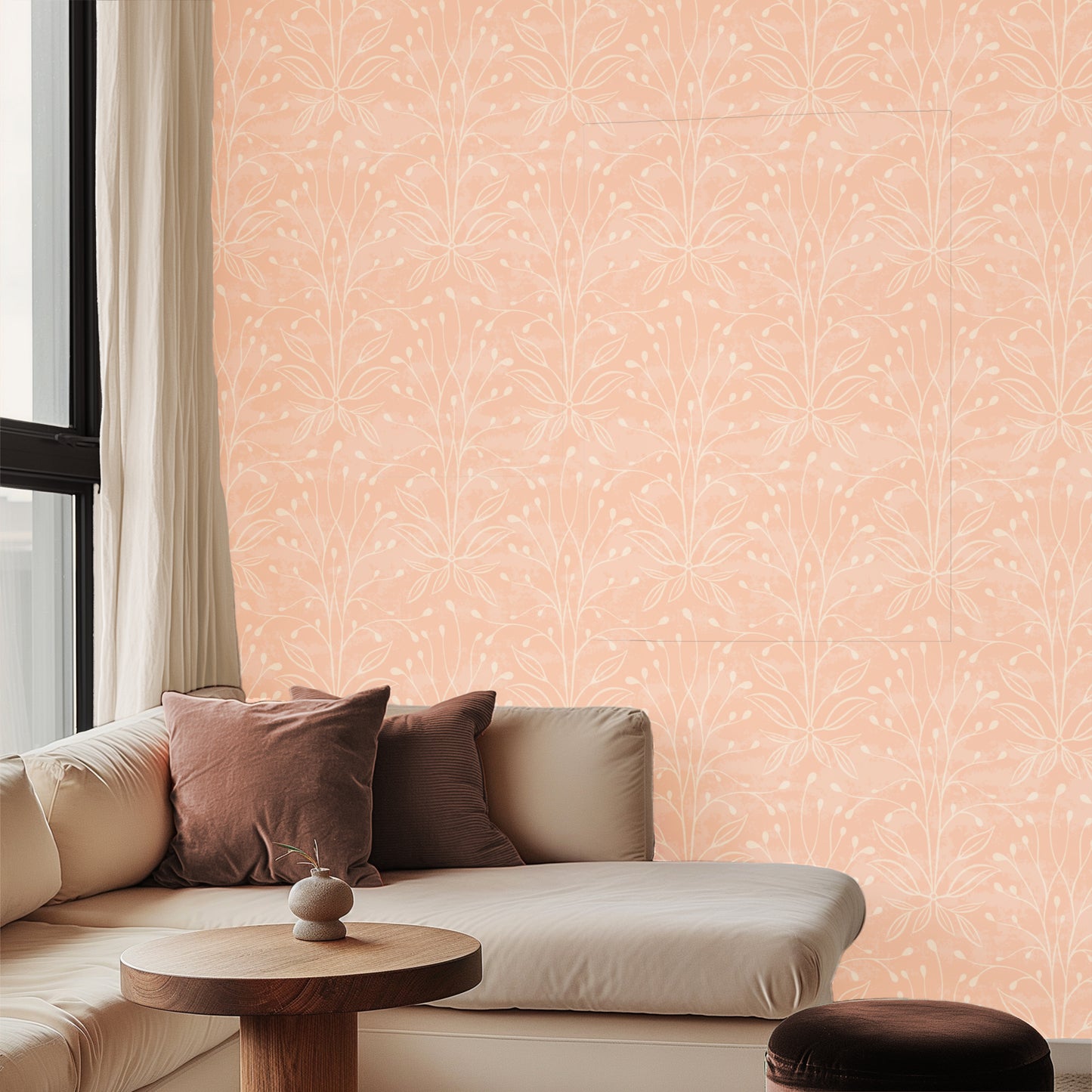 Bashful Botanical Wallpaper