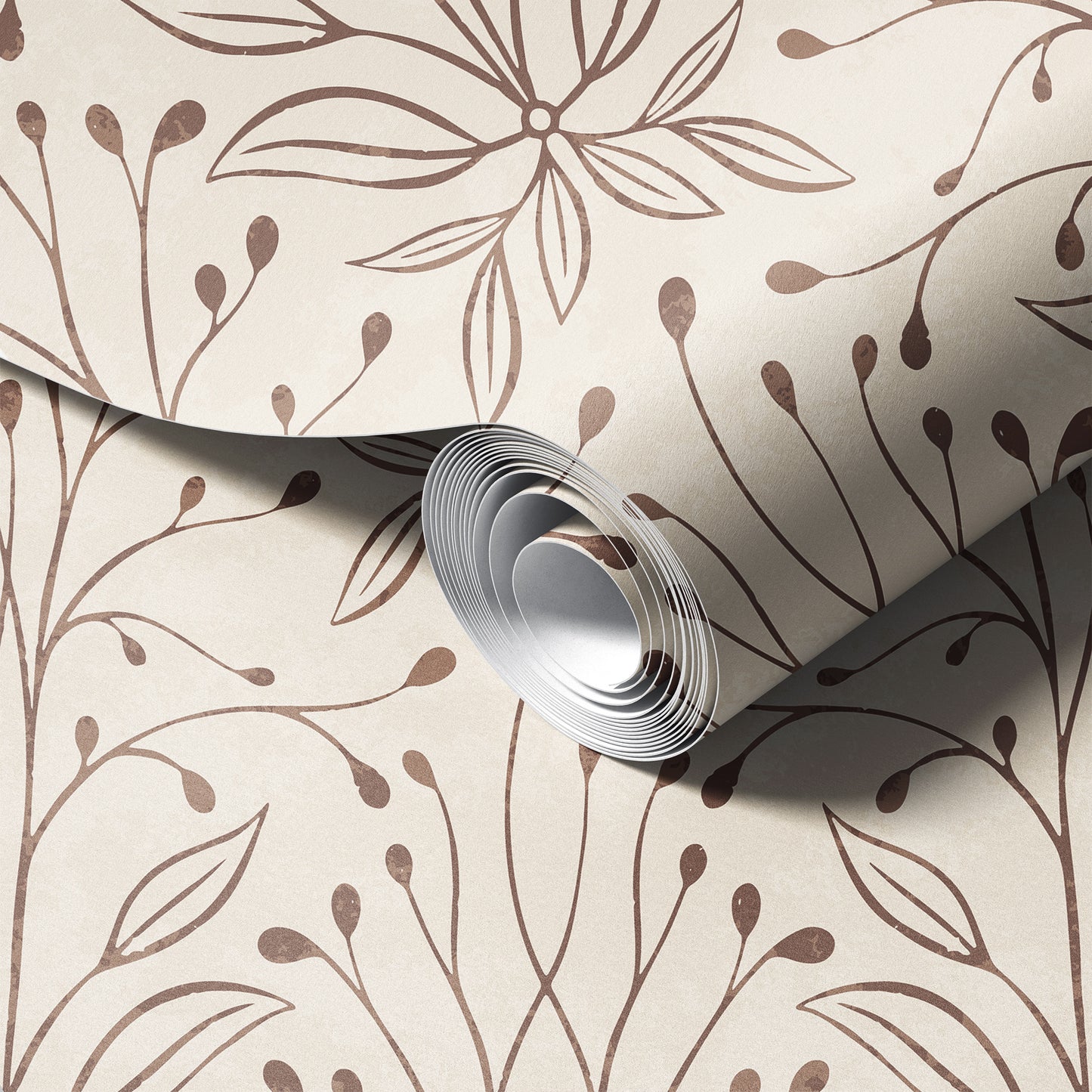 Bashful Botanical Wallpaper