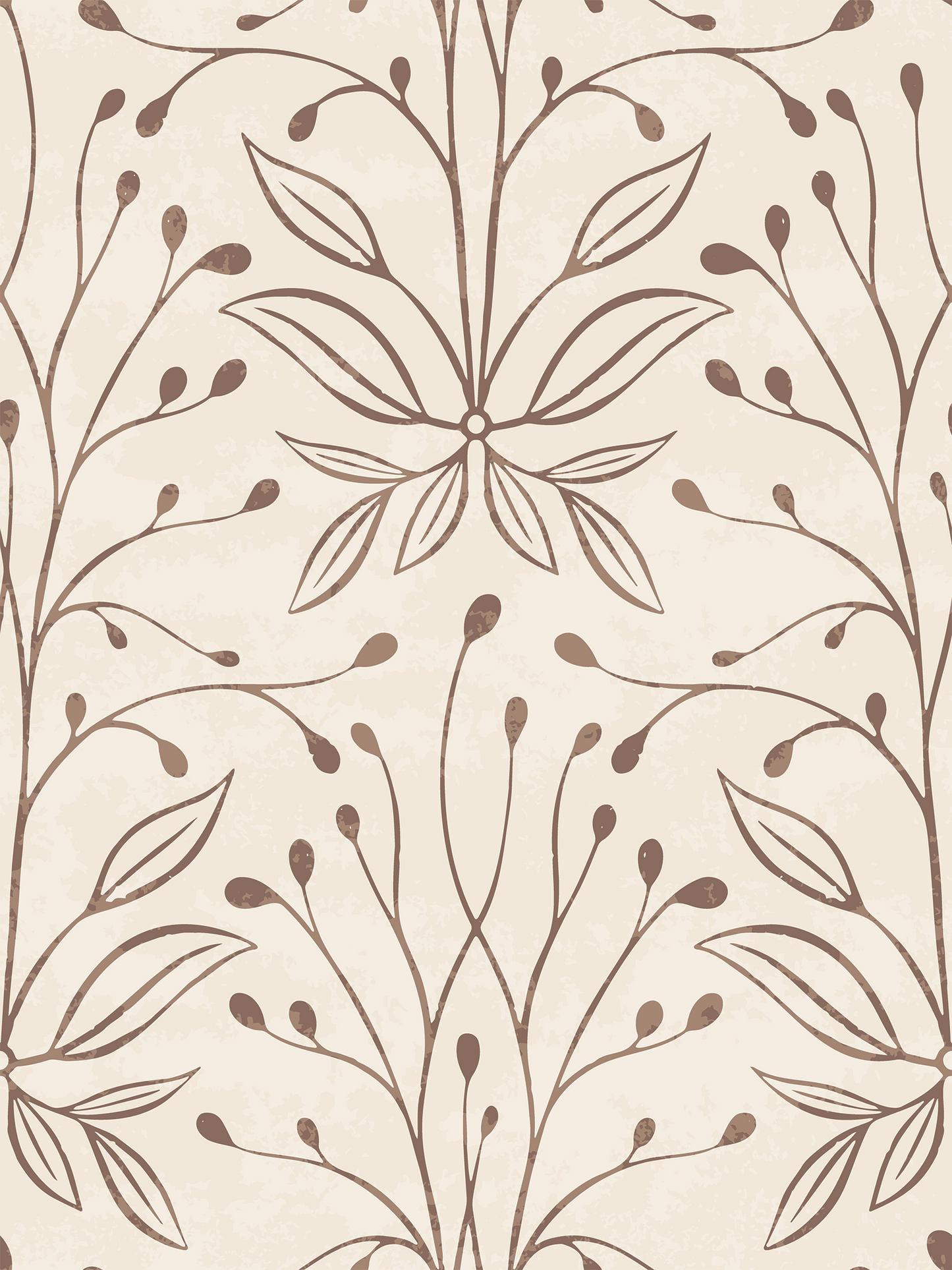 Bashful Botanical Wallpaper