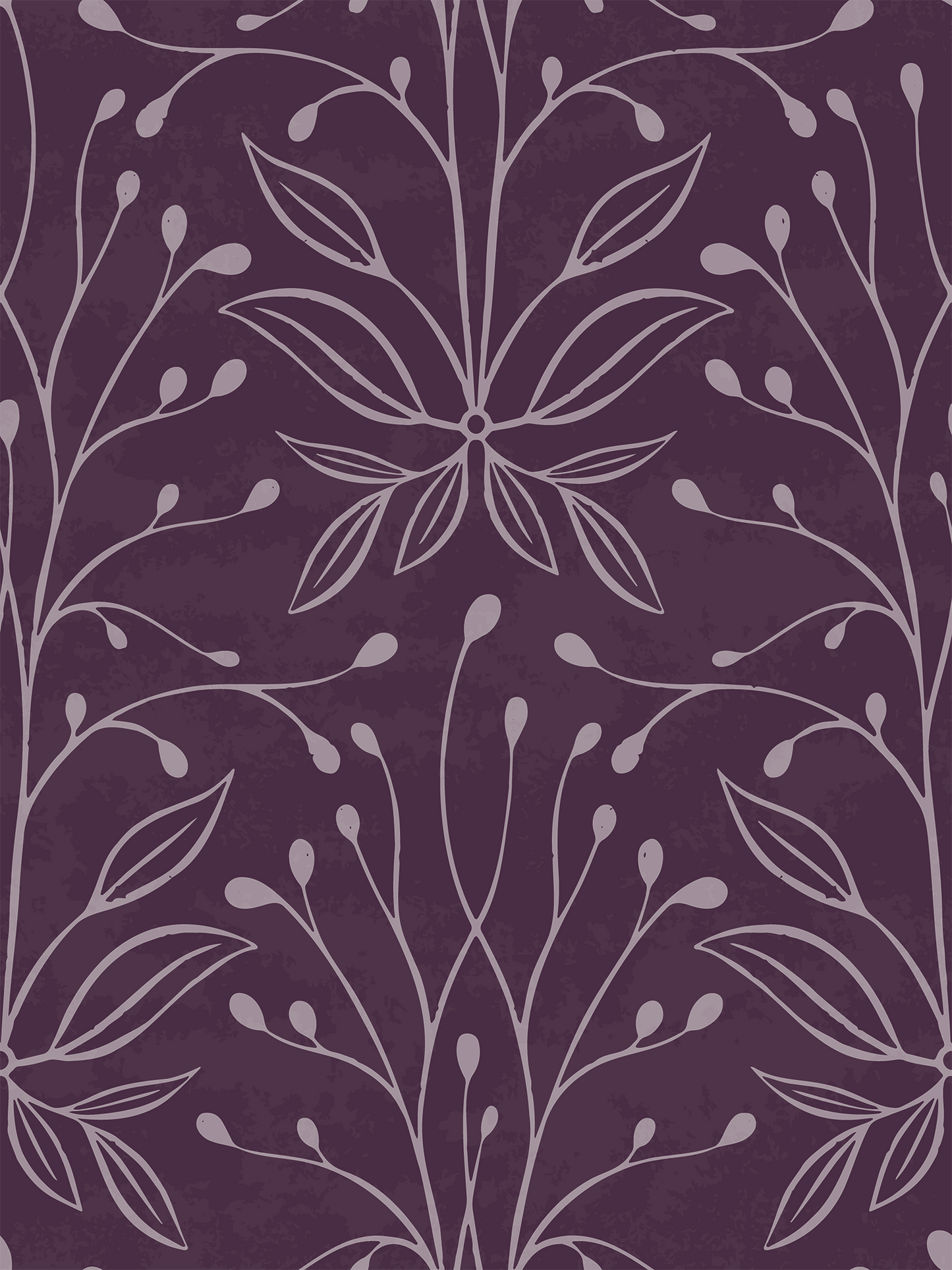 Bashful Botanical Wallpaper