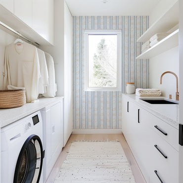 Seashell Stripe Wallpaper