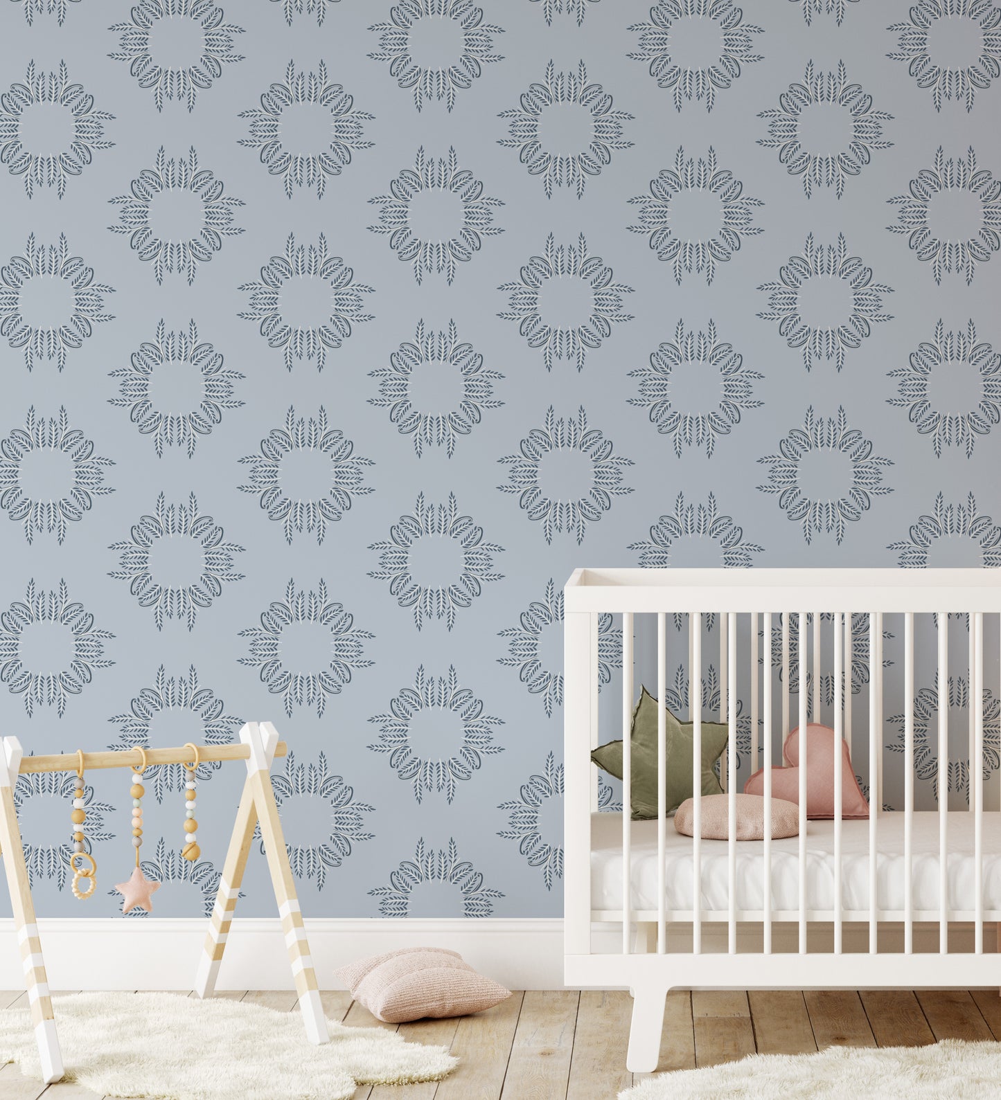Sunburst Arabesque Wallpaper