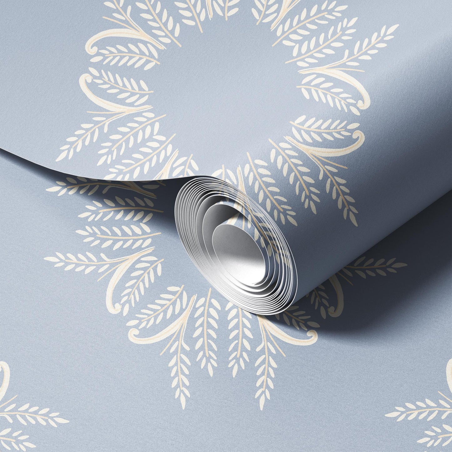 Sunburst Arabesque Wallpaper