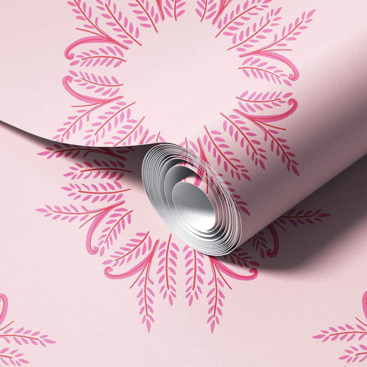 Sunburst Arabesque Wallpaper