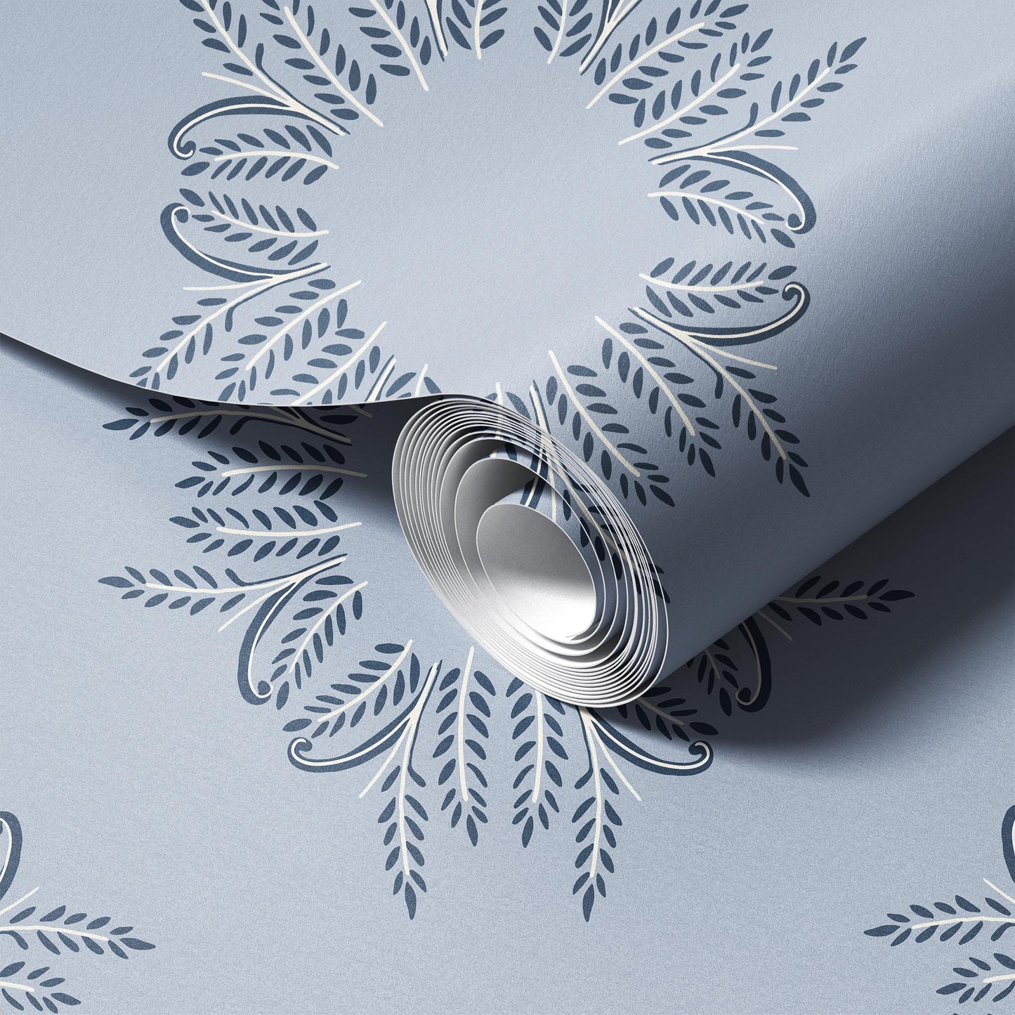 Sunburst Arabesque Wallpaper