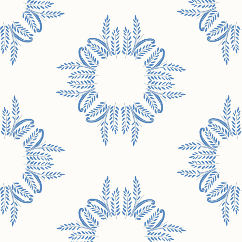 Sunburst Arabesque Wallpaper