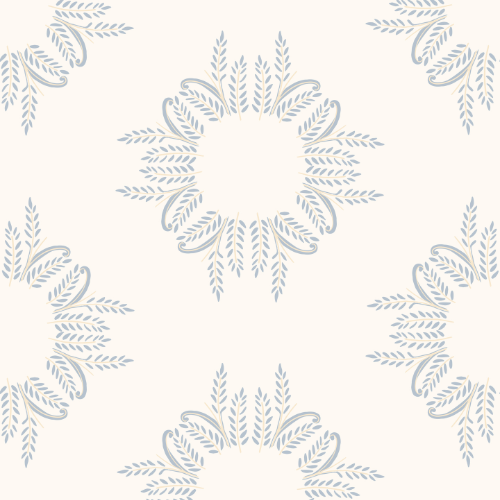 Sunburst Arabesque Wallpaper