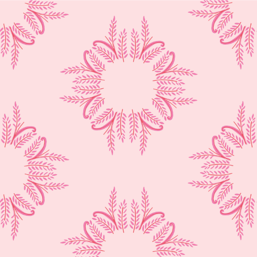 Sunburst Arabesque Wallpaper
