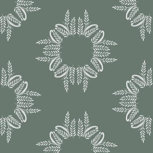 Sunburst Arabesque Wallpaper