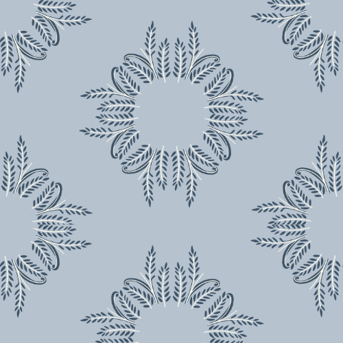 Sunburst Arabesque Wallpaper