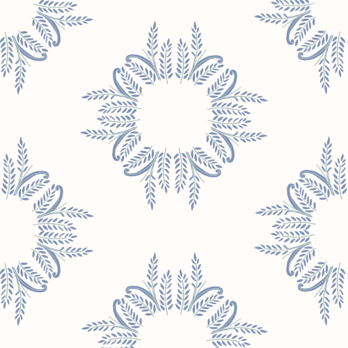Sunburst Arabesque Wallpaper