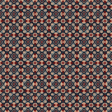 Velvet Wine peel and stick wallpaper pattern detail