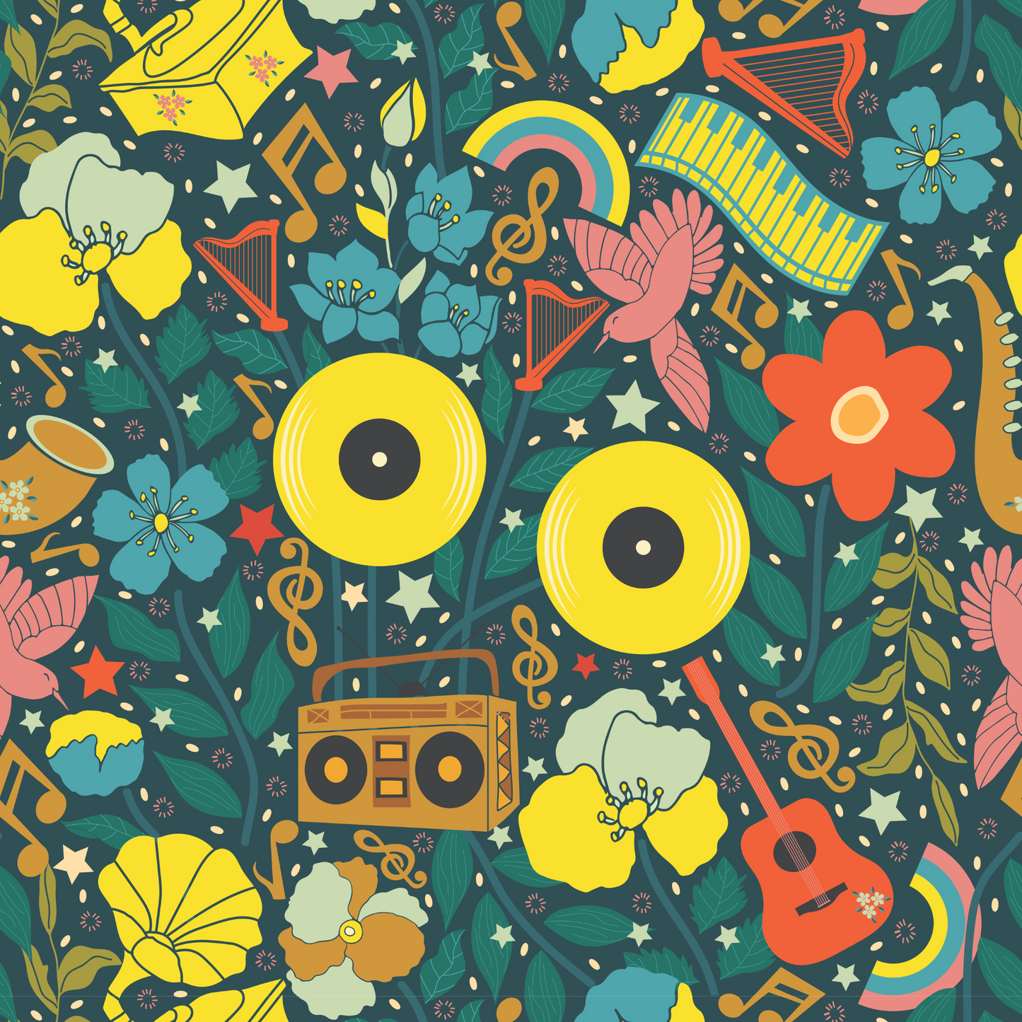 Where the Music Grows Wallpaper