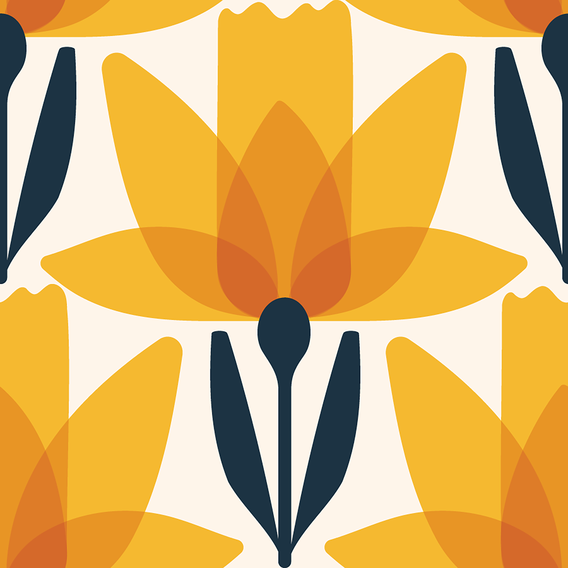 Daffodil Patch Wallpaper.