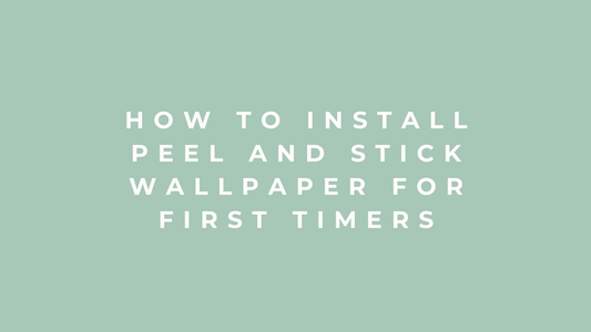 How to Install Peel and Stick Wallpaper for First Timers