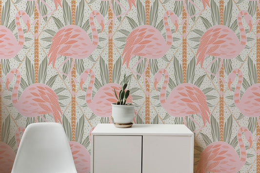 Flamingo Fancy Wallpaper