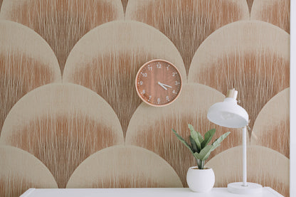 Textured Art Deco Wallpaper