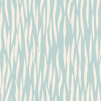 Blue Tiger Stripes Wallpaper