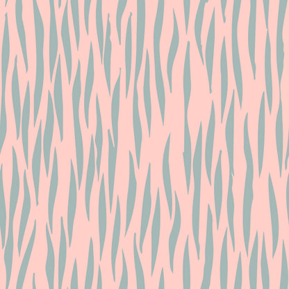 Pink and Green Tiger Stripes Wallpaper