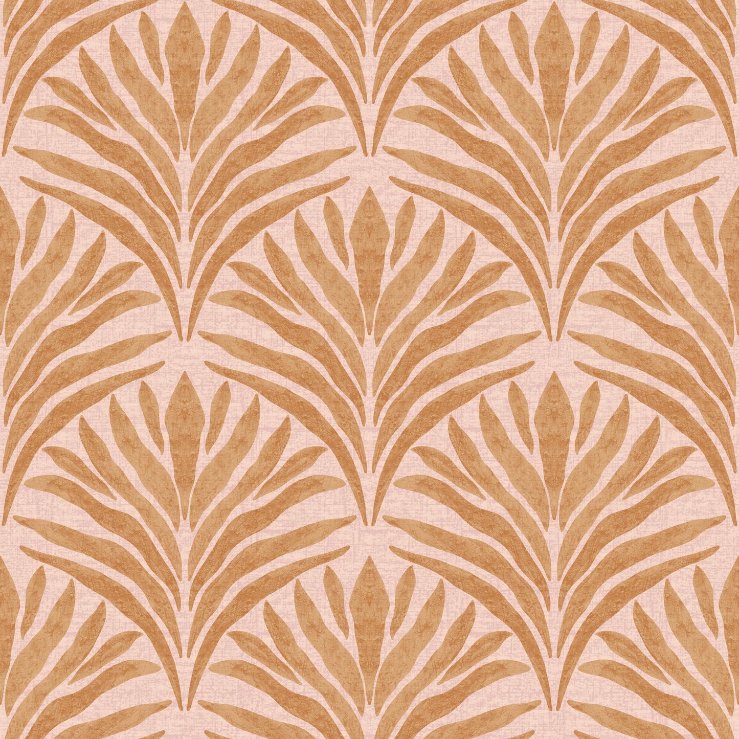 Boho Canopy Gold peel and stick wallpaper pattern detail
