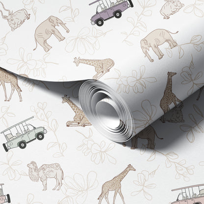 Safari Expedition Wallpaper