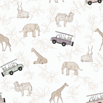 Safari Expedition Wallpaper