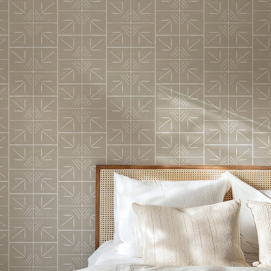 Textured Geometric Wallpaper