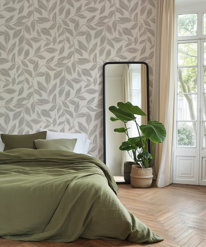 Textured Japandi Farmhouse Wallpaper