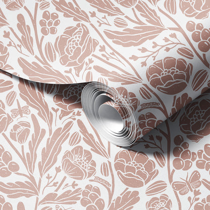 Whimsical Garden Floral Wallpaper