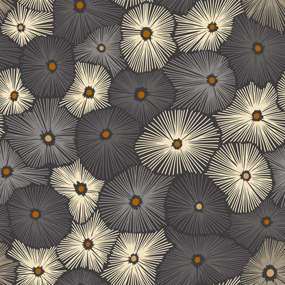 Abstract Boho Sea Anemones Wallpaper