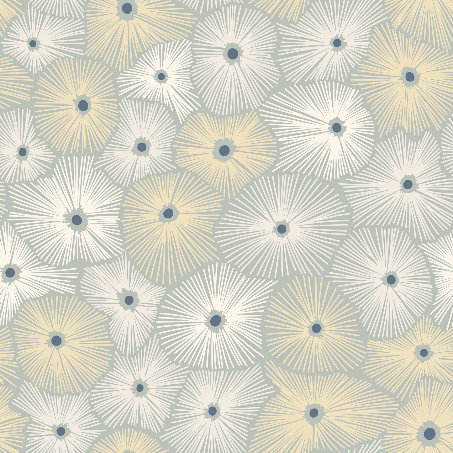 Abstract Boho Sea Anemones Wallpaper