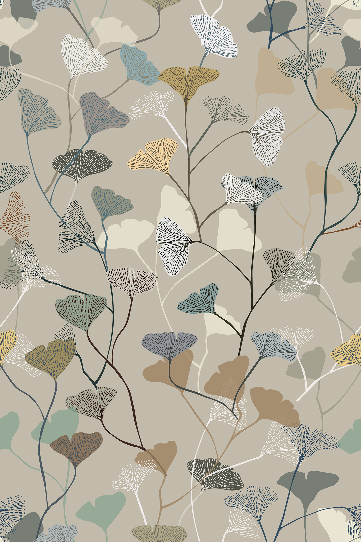 Ginkgo Leaves Wallpaper