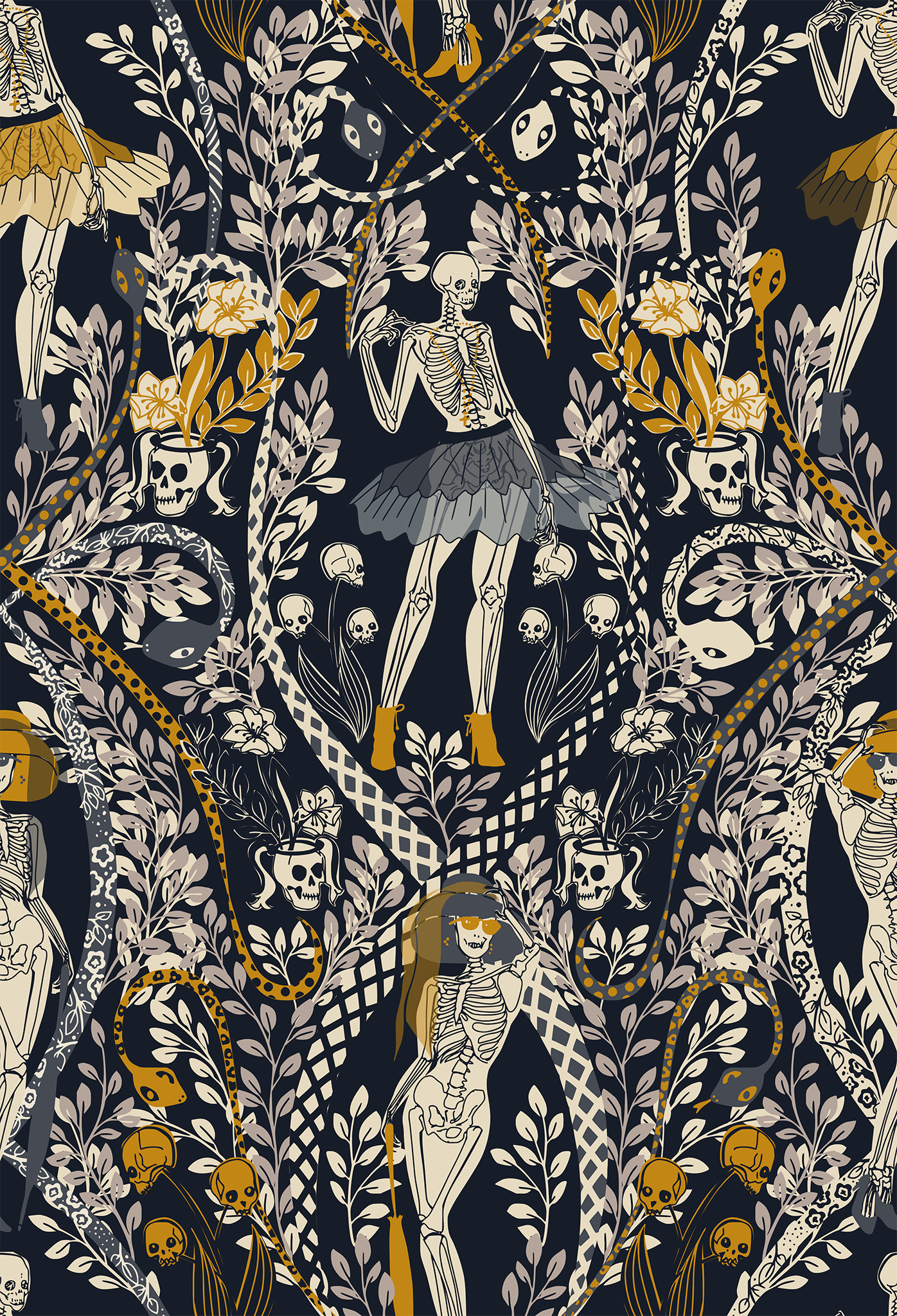 Gothic Fashionista Wallpaper