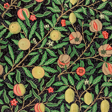Art Nouveau Fruit Pattern Wallpaper