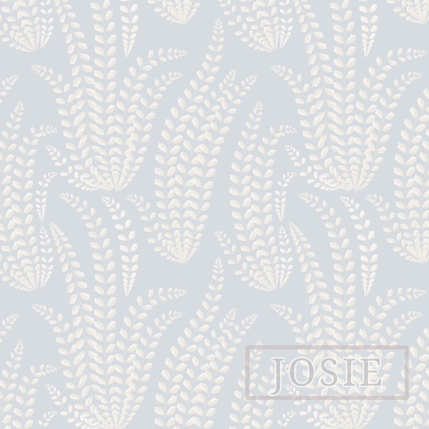 Blue Ferns Wallpaper