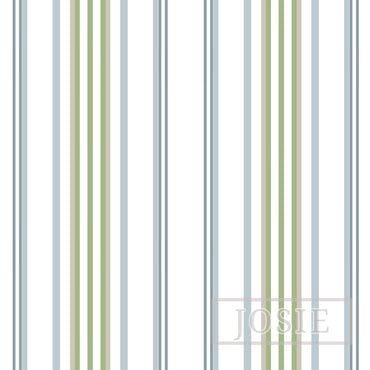 Blue Green Stripes Wallpaper