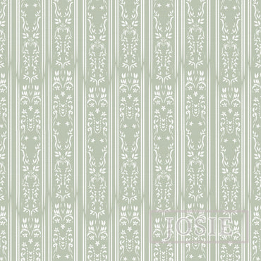 Botanical Stripes Wallpaper