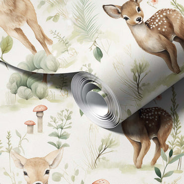 Baby Doe peel and stick wallpaper room mockup