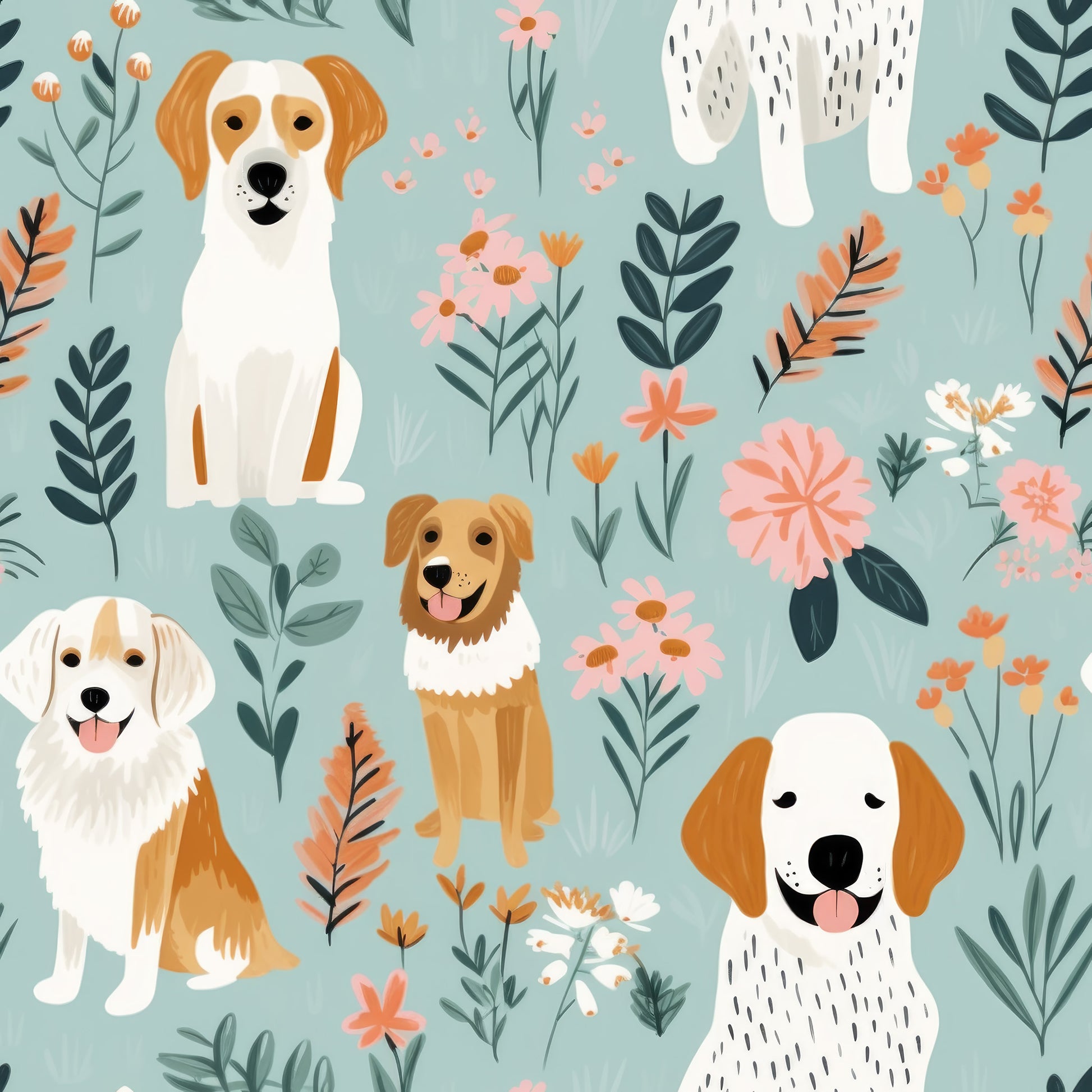Bark and Bloom Wallpaper.