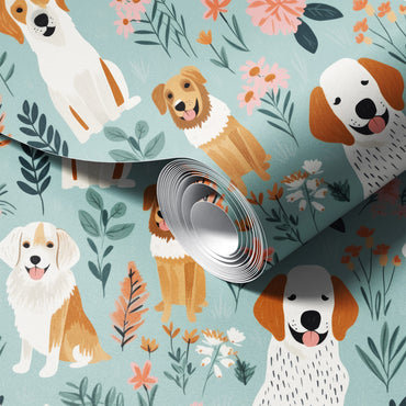 Bark and Bloom Wallpaper.