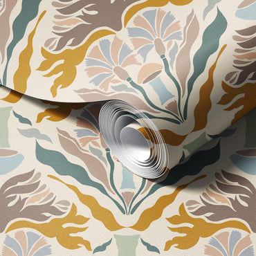 Bohemian Floral Wallpaper