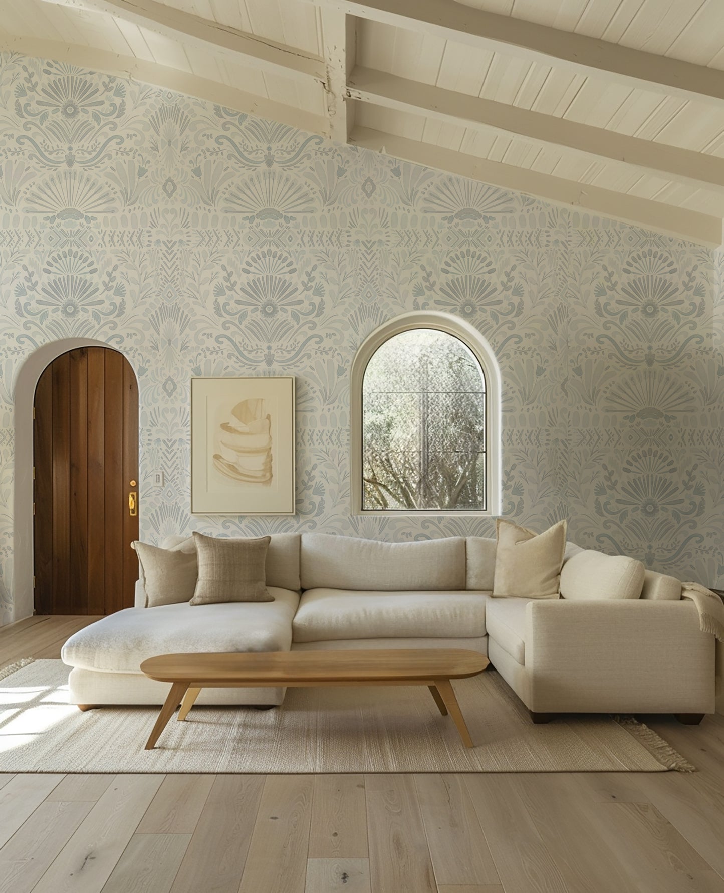 Boho Mosaic Tile Wallpaper