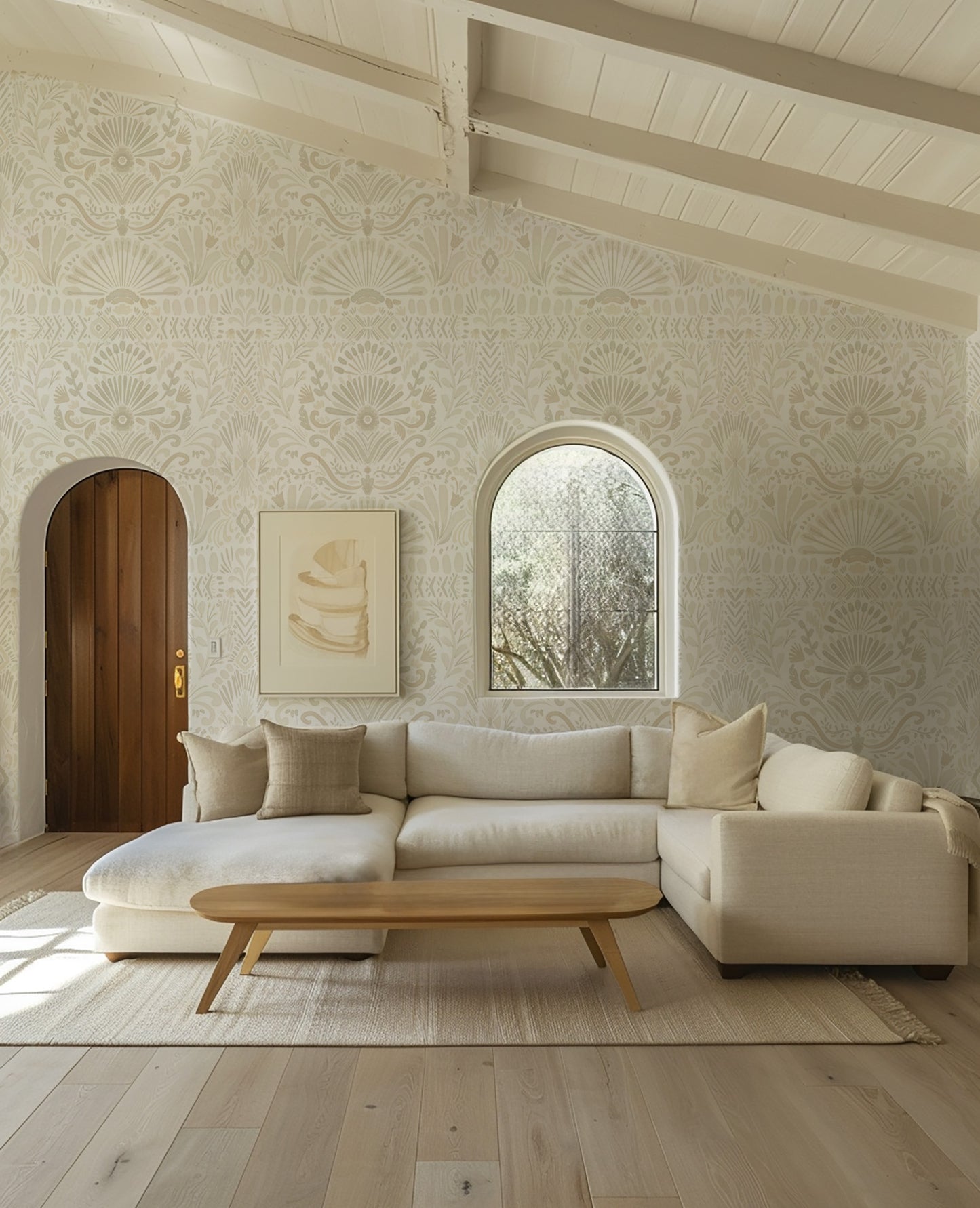 Boho Mosaic Tile Wallpaper