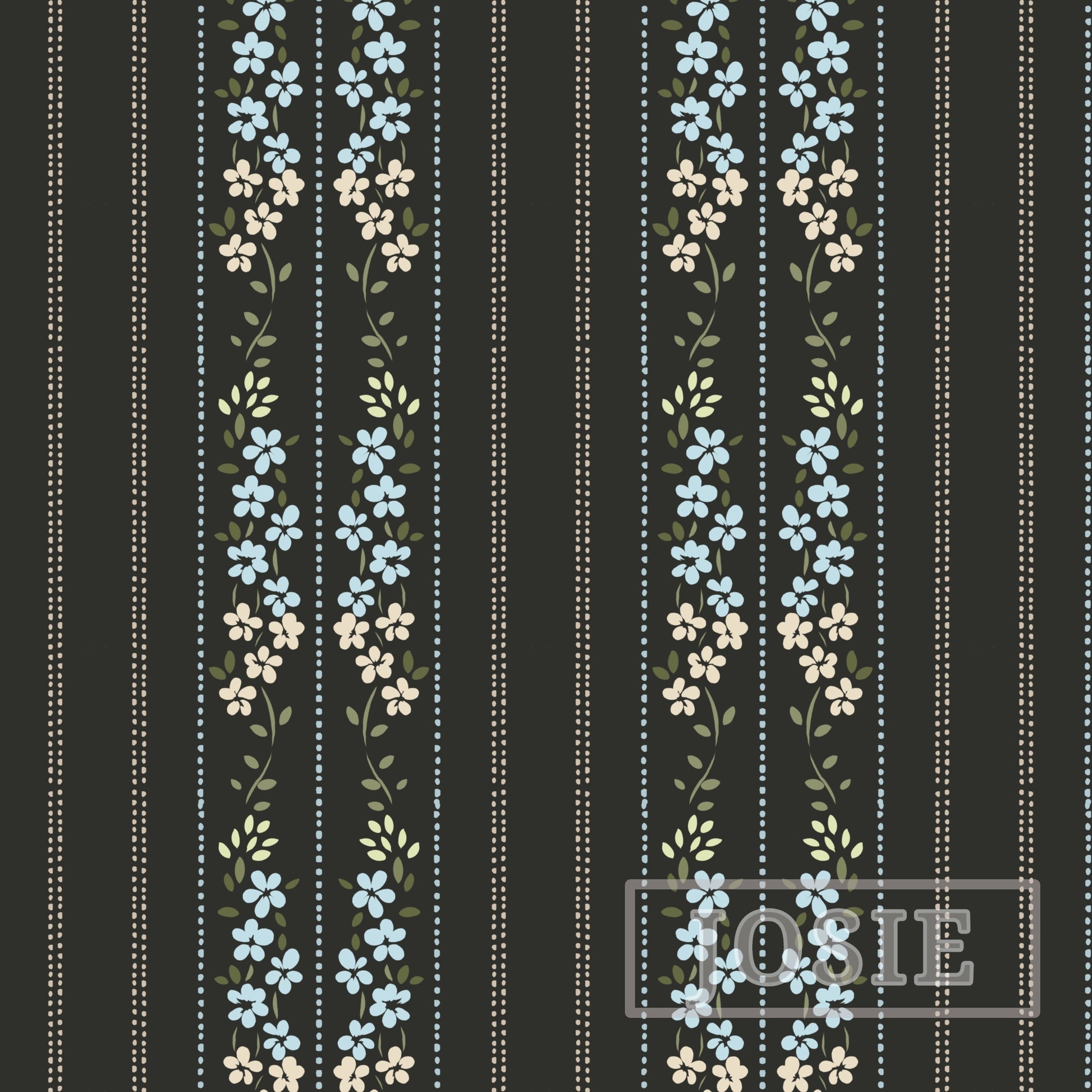 Cottagegoth peel and stick wallpaper pattern swatch