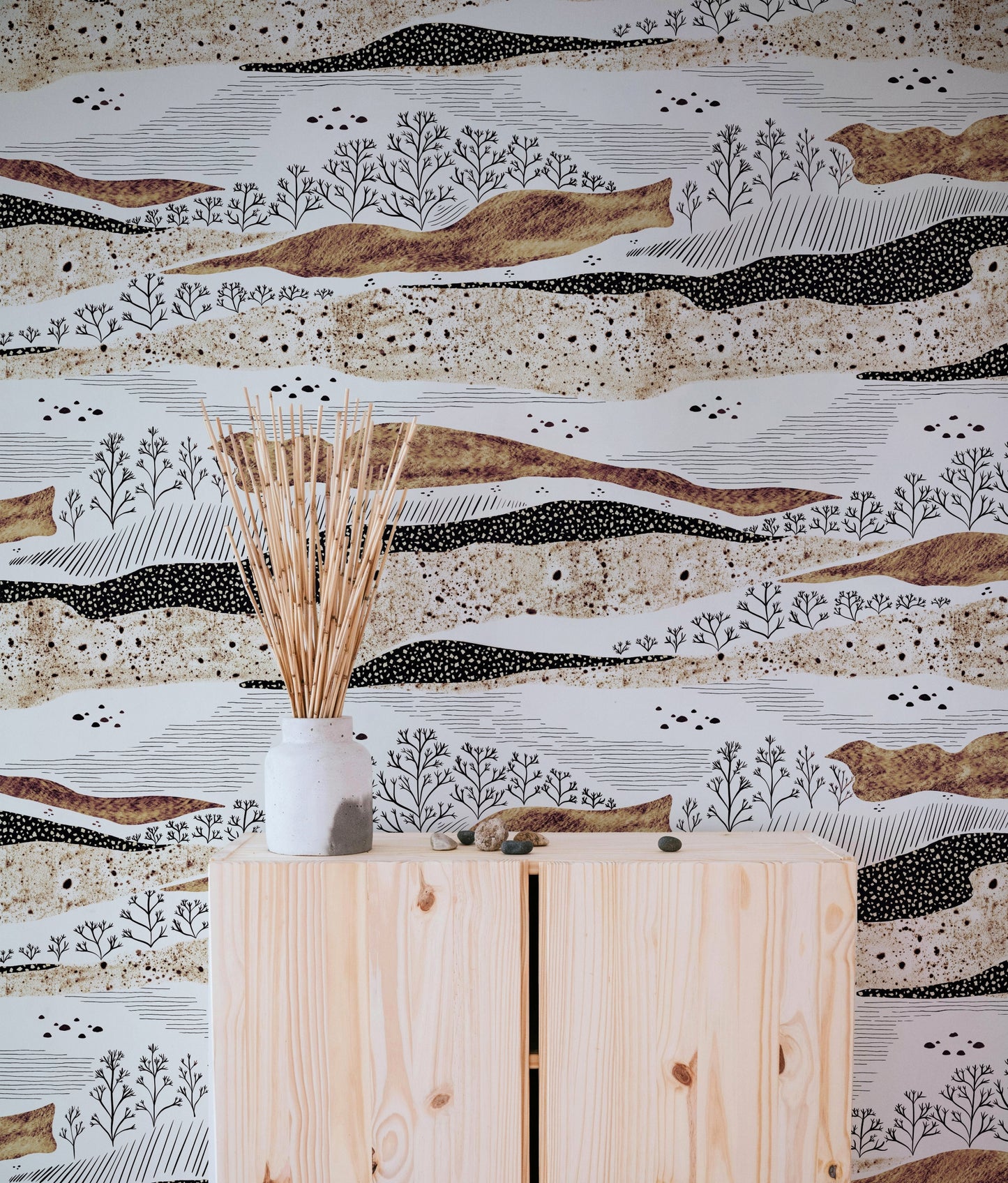 Calm Desert Peel and Stick Wallpaper